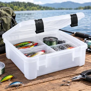 Caja Organizadora Para Aparejos De Pesca Plano Camping
