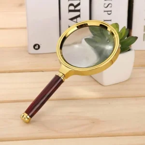 Lupa De Mano Lente 70 mm Magnifier Redonda Con Mango