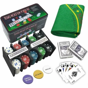 Set De Poker Tipo Casino Texas Hold 200 Piezas