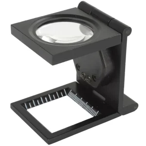 Lupa Cuenta Hilos Luz Led 10x Aumento Plegable Portátil