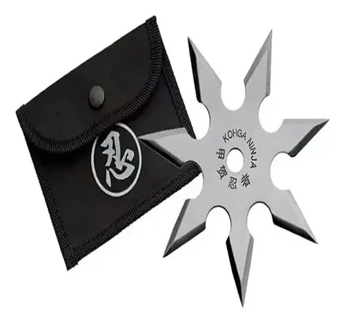 Estrella Ninja De Lanzar 8 Puntas Shuriken Con Estuche