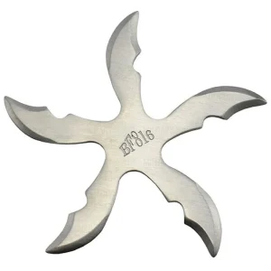 Estrella Ninja De Lanzar 5 Puntas Aspas Curvas Con Estuche
