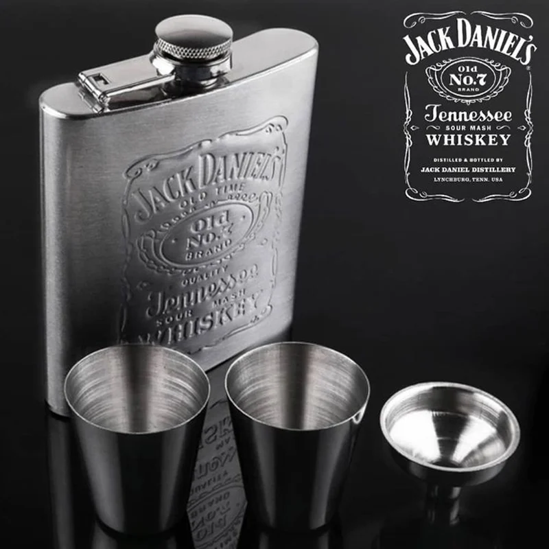 Kit Whiskera Licorera Jim Beam + 4 Copas + Embudo