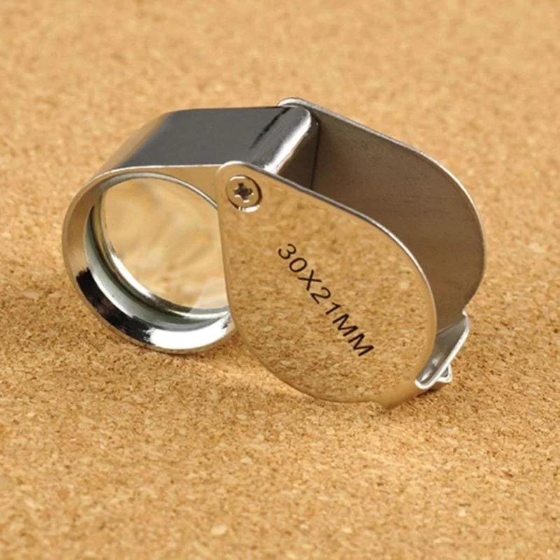 Lupa Joyero De 30x Aumento 21mm Relojero Geologia Agronomia