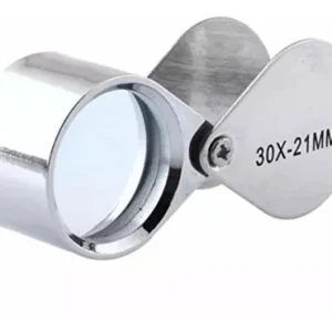 Lupa Joyero De 30x Aumento 21mm Relojero Geologia Agronomia