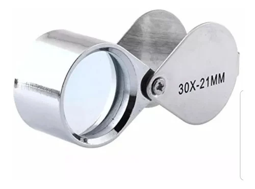 Lupa Joyero De 30x Aumento 21mm Relojero Geologia Agronomia