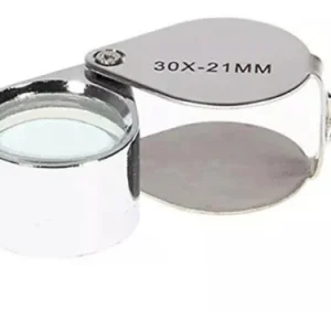 Lupa Joyero De 30x Aumento 21mm Relojero Geologia Agronomia