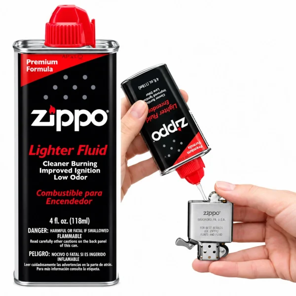 Liquido Para Recargar Encendedores Zippo De 125 ml Combustible