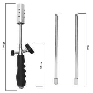 Antorcha Soplete Industrial Extension 40 cm Soldadura Gas Butano