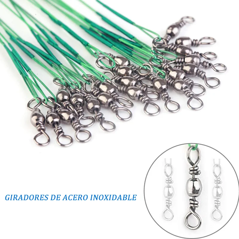 Girador Rotador #1/0 Pesca Deportiva Acero Inoxidable 110Lb