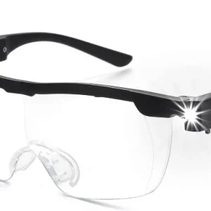 Gafas Lupa Aumento Proteccion Vision Luz Led Zoom 160 %