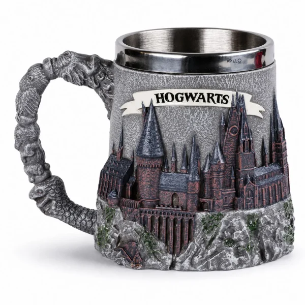 Vaso Taza Skull Mug Harry Potter Casas Hogwarts Coleccionable