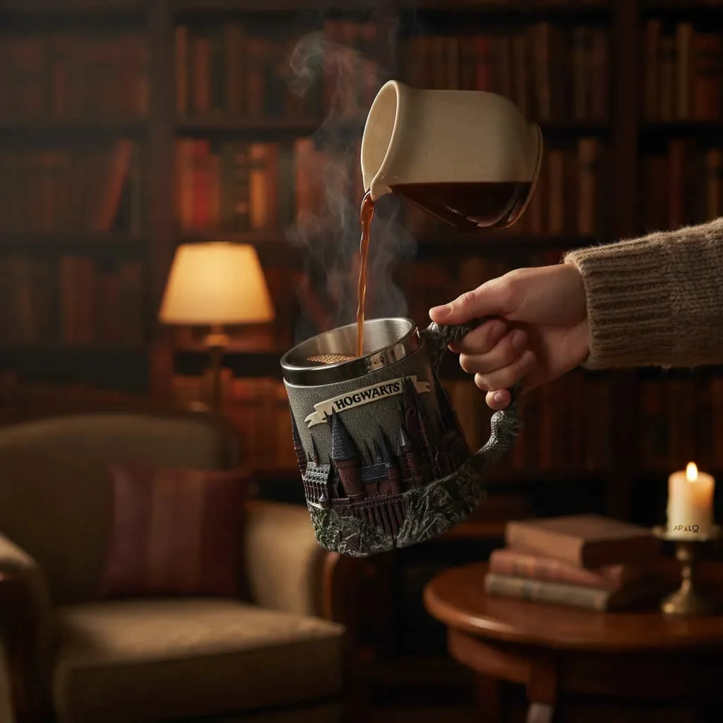 Vaso Taza Skull Mug Harry Potter Casas Hogwarts Coleccionable