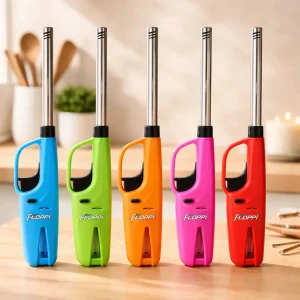 Encendedor Mechero Briquet Cocina + 1 Recarga Gas Butano
