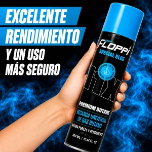 Recarga Gas Butano Tanque 300 Ml Soplete Encendedor + Adaptador