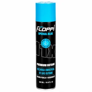 Recarga Gas Butano Tanque 300 Ml Soplete Encendedor + Adaptador