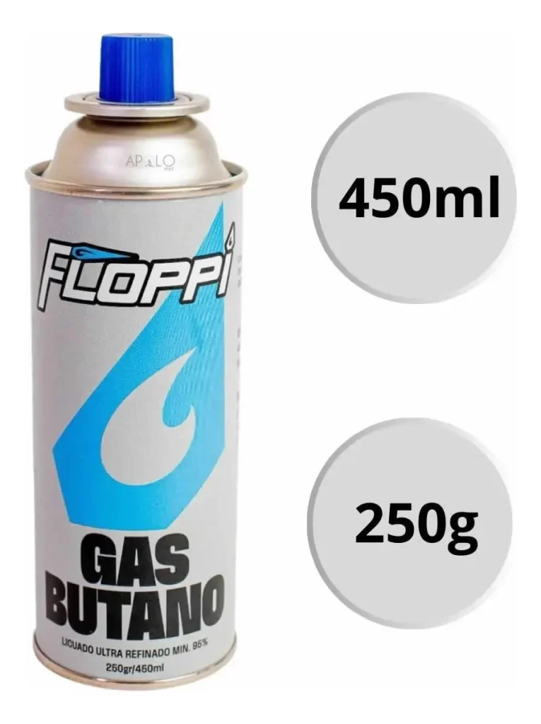 Tanque Gas Butano X 4 Und Cocina Soplete Encendedor Camping