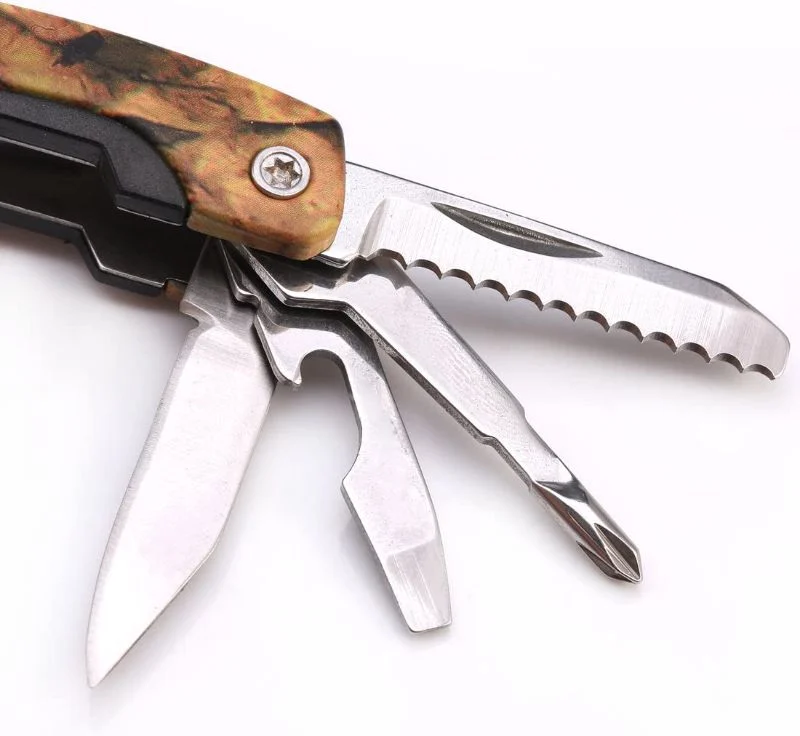 Mini Alicate Multiusos Pinza Navaja Destornillador Camping