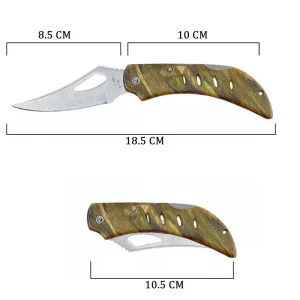 Navaja 4 Huecos Puñal Cuchillo Táctico Militar Patecabra