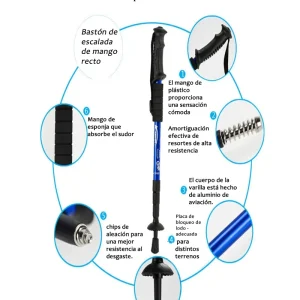 Baston De Caminata Senderismo Trekking Telescopico Camping