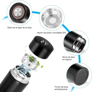 Termo Para Bebidas Calientes Y Frias Con Control Temperatura