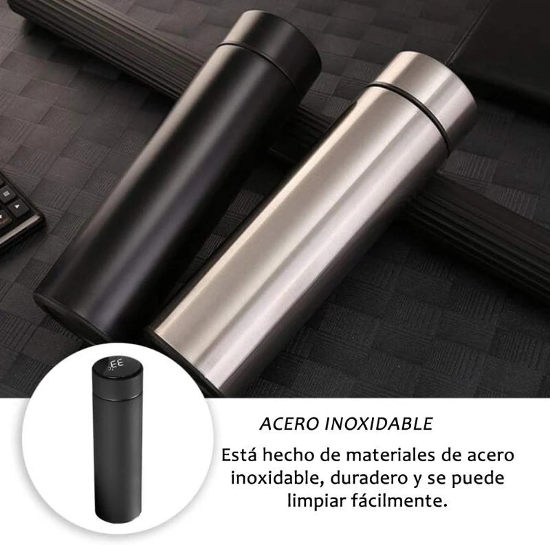Termo Para Bebidas Calientes Y Frias Con Control Temperatura