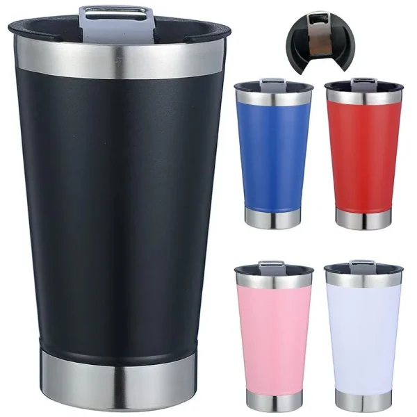 Termo Portátil Acero Inoxidable Termico Calor Frío 500ml Cafe