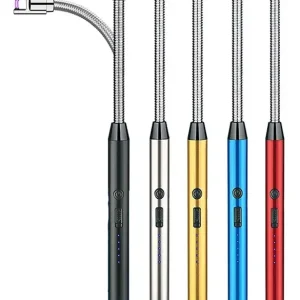 Encendedor Eléctrico USB Cuello Flexible Con Indicador LED
