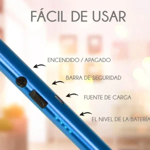 Encendedor Eléctrico USB Cuello Flexible Con Indicador LED