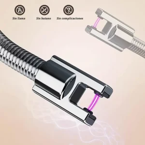 Encendedor Eléctrico USB Cuello Flexible Con Indicador LED