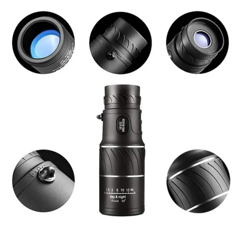 Monocular De 16×52 Lente Telescopio Fotografías Paisajes