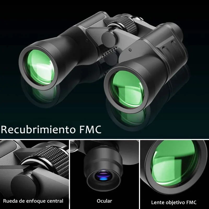 Binoculares Profesional Zoom 70×70 Óptica BaK-7 Con Estuche