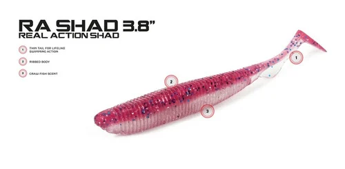 Señuelos De Pesca Blandos Tipo Gusano De Cola X 8 Und Camping