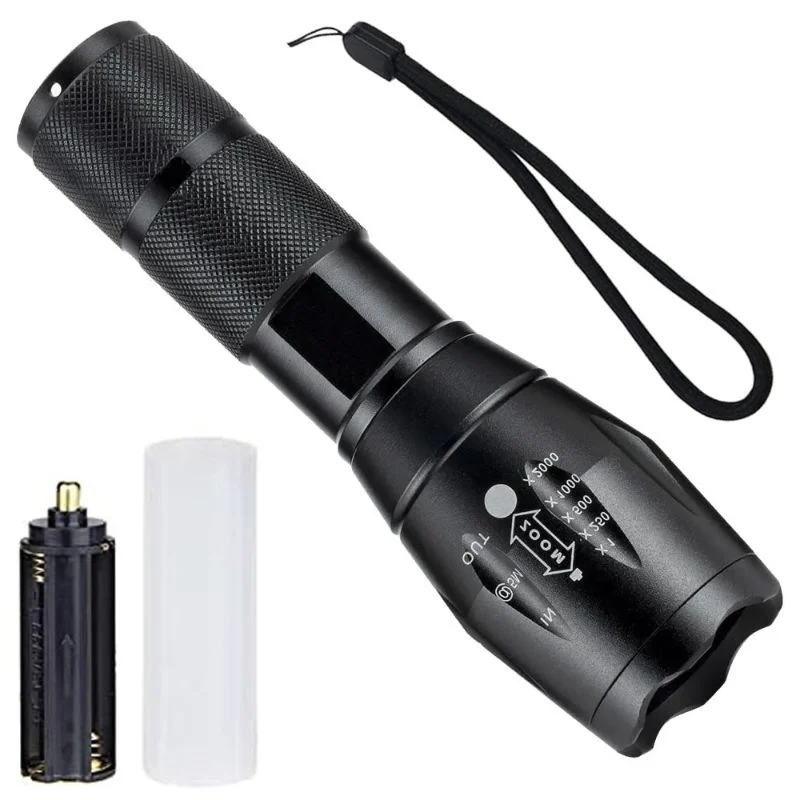 Linterna Recargable Alta Luz Led 5 Modos Zoom Profesional