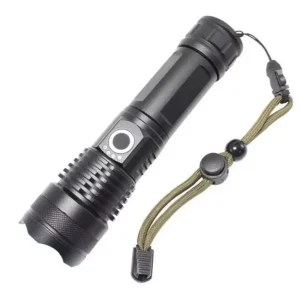 Linterna Recargable Luz Led Alta Potencia 5 Modos Zoom + Bateria