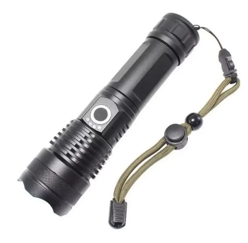 Linterna Recargable Luz Led Alta Potencia 5 Modos Zoom + Bateria
