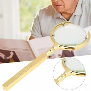 Lupa De Mano Aumento 6X Lente 70 mm Magnifier Redonda