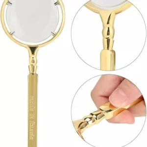 Lupa De Mano Aumento 6X Lente 70 mm Magnifier Redonda