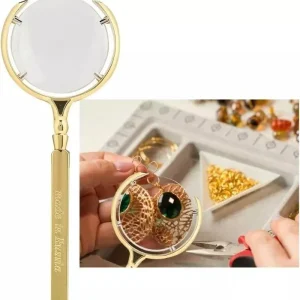 Lupa De Mano Aumento 6X Lente 70 mm Magnifier Redonda