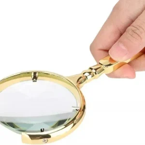 Lupa De Mano Aumento 6X Lente 70 mm Magnifier Redonda