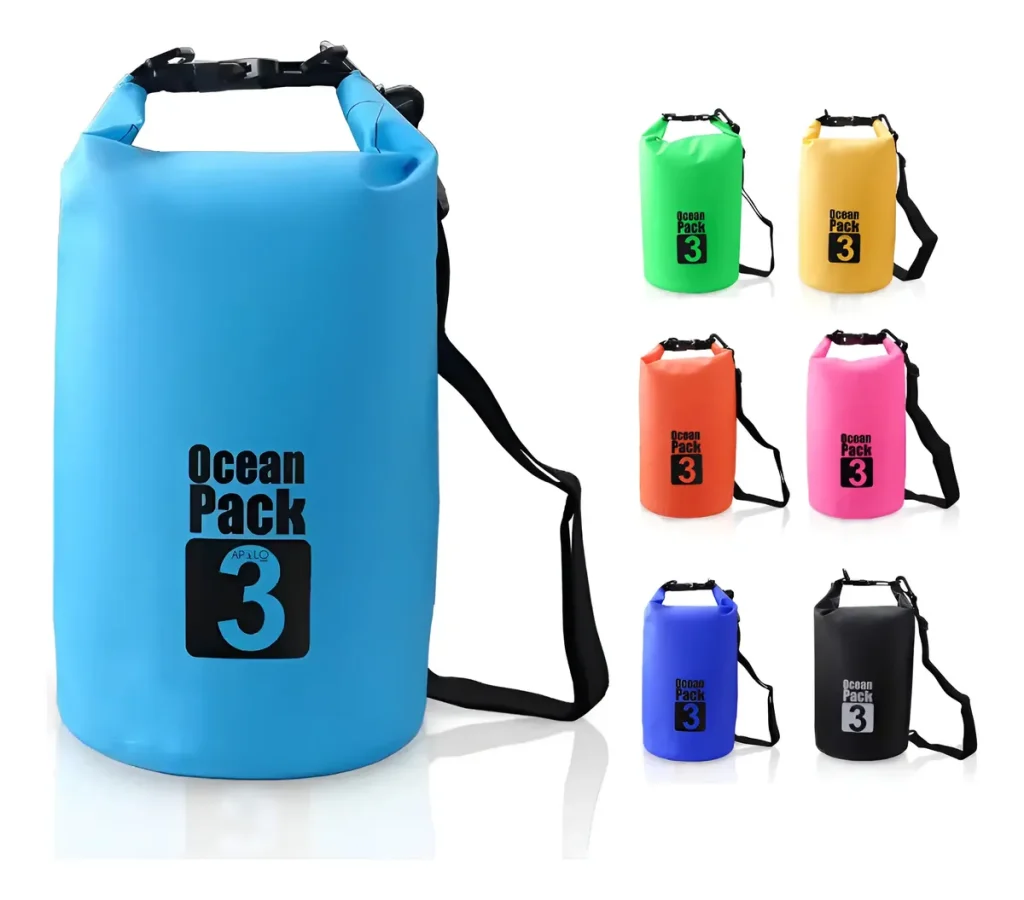 Bolsa Seca Impermeable 3L Mochila Bolso Para Camping Tula