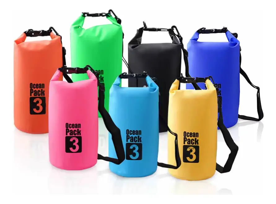 Bolsa Seca Impermeable 3L Mochila Bolso Para Camping Tula