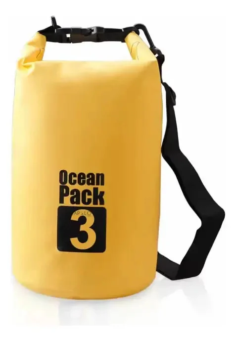 Bolsa Seca Impermeable 3L Mochila Bolso Para Camping Tula