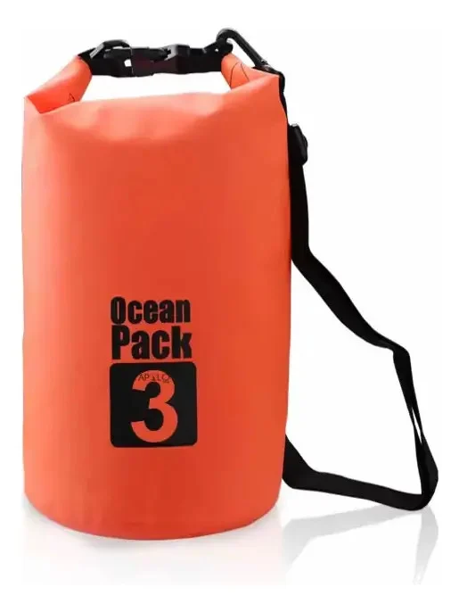 Bolsa Seca Impermeable 3L Mochila Bolso Para Camping Tula