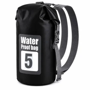 Bolsa Seca Impermeable 5L Mochila Bolso Doble Correa Tula