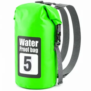 Bolsa Seca Impermeable 5L Mochila Bolso Doble Correa Tula