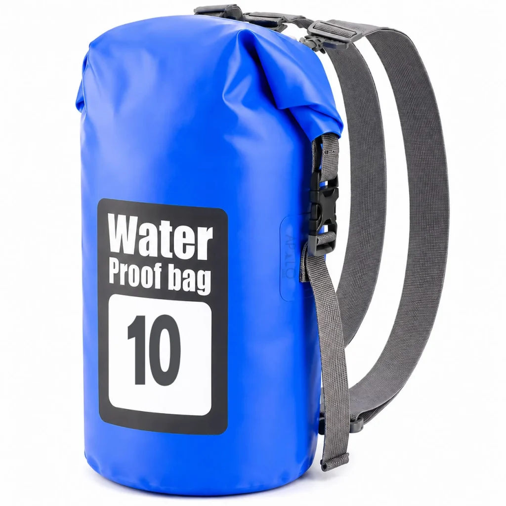 Bolsa Seca Impermeable 10L Mochila Bolso Doble Correa Tula