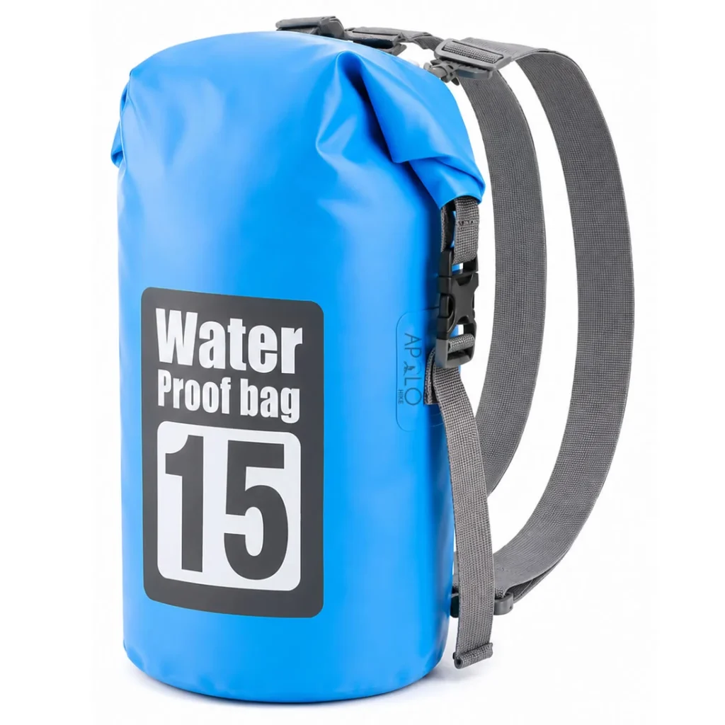 Bolsa Seca Impermeable 15L Mochila Bolso Doble Correa Tula