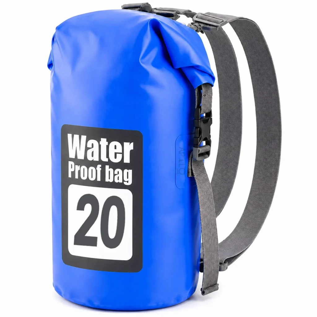 Bolsa Seca Impermeable 20L Mochila Bolso Doble Correa Tula