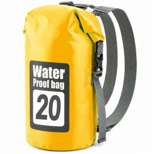 Bolsa Seca Impermeable 20L Mochila Bolso Doble Correa Tula